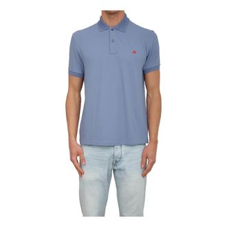 Peuterey Polo Shirts, male, Blue, Size: 2XL Plantago 02 Polo