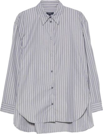 SOEUR Grenade Shirt - Dames - Overhemden - Blauw - 2XS - Katoen - Overhemden