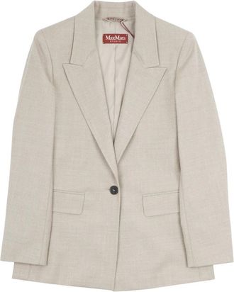 Max Mara Blazers, female, Beige, Size: S Bolsena Blazer