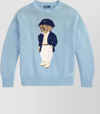 Polo Ralph Lauren cotton ribbed oversized sweatshirt