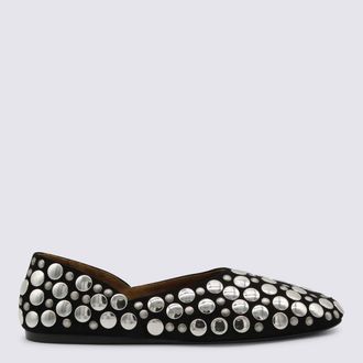 Khaite Flat Shoes Blacks And Greys-Donna