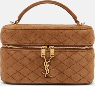 Saint Laurent Borsa vanity Gaby Mini in camoscio trapuntata