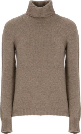 VANISÉ Coltrui met geribbelde afwerking - Bruin