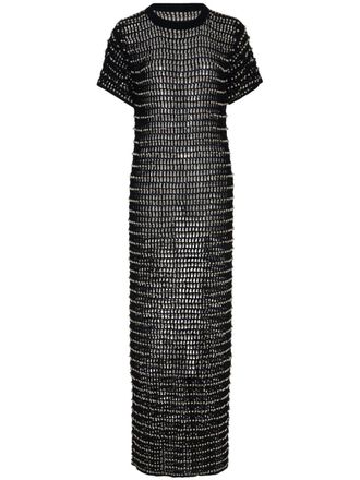 Rosetta Getty Abito lungo - Nero