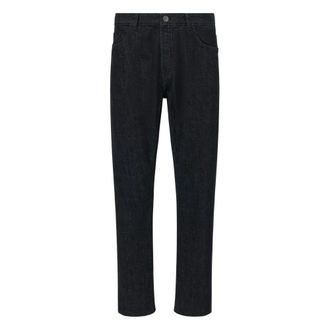 Boggi Milano Jeans, Heren, Blauw, W38, Katoen, Selvedge katoenen denim jeans