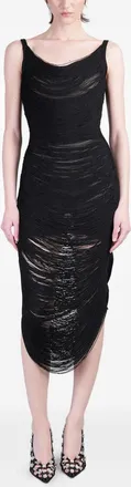 The Attico Abito in maglia - Nero
