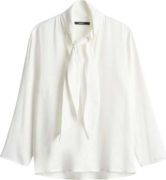 someday Zcarfa Blouse - Dames - Blouses & Shirts - Wit - Maat: XL Viscose