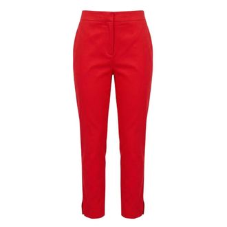 Malo Slim-fit Broeken - Dames - Broeken - Rood - Maat: XS Katoen