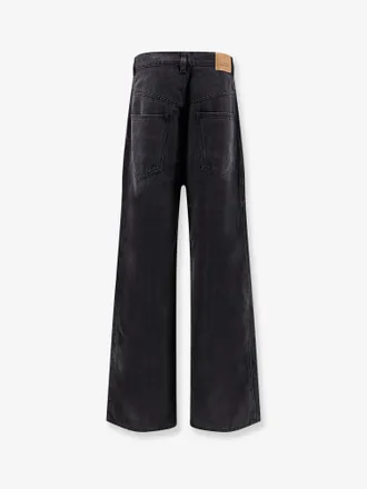 Isabel Marant Womens Jeans Rodayna Black Denim Lyocell Trousers