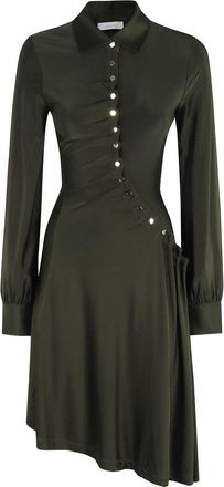 Paco Rabanne Midi Dress With Classic Collar