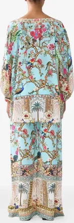Camilla Womens Sultans And Queens Tie-Detail Blouse Ss26 W