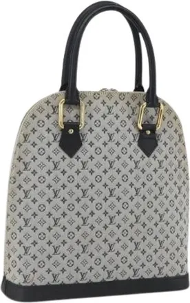 Louis Vuitton Pre-owned Handbags, female, Blue, Size: ONE SIZE Pre-owned Monogram Mini Canvas Hand Bag