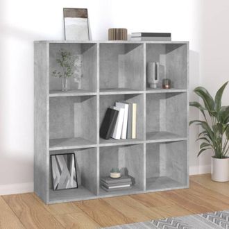 vidaXL Libreria Grigio Cemento 98x29x97,5 cm in Legno Multistrato - Vidaxl
