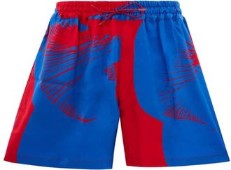 Bottega Veneta Elegante Multicolor Viscose Shorts - Heren - Strandmode - Veelkleurig - S - Badmode