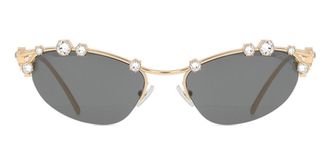 Swarovski SK7016 400487 Womens Sunglasses Gold Size 56