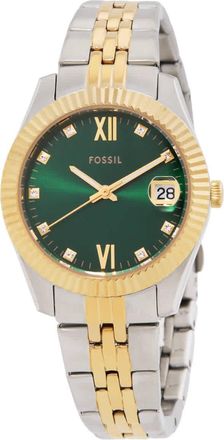 Fossil Scarlette Quartz Green Dial Ladies Watch ES5388