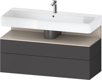 Duravit Qatego Mueble Bajo Lavabo, 1 Extra&iacute;ble Y 1 Caj&oacute;n, - Duravit