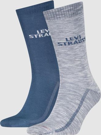 Levi's Regular Cut Plating Yarn Socks - 2 pack - Uomo - 39 - Multicolore / Blue/White