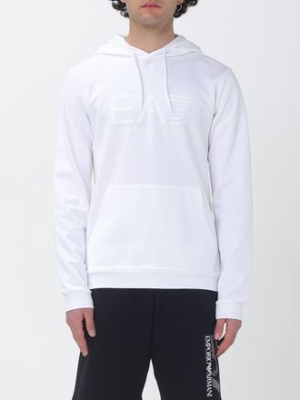 Emporio Armani Felpa con cappuccio EA7 in cotone con logo