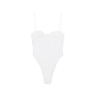 Os&eacute;ree Sequin-embellished Underwired Swimsuit