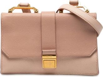 Miu Miu Pre-owned Cross Body Bags, female, Brown, Size: ONE SIZE Pre-owned Top Handle Bag