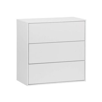 Sweeek Sweeek - Chest of drawers, 3 drawers, White, 70x35x70 cm - Kompo