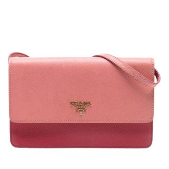 Prada Pre-owned Wallet on Strap - Dames - Pre-owned - Roze - Maat: ONE Size Leer