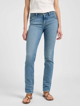 Lee Slim-fit-Jeans LEE Lee Jeans Elly, Damen, Gr. 27, L&auml;nge 31, blau, Obermaterial: 79% Baumwolle CO. 20% Baumwolle CO recyc.. 1% Elasthan EL., Jeans Slim