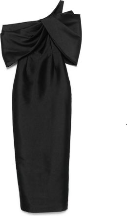 Solace London Black Davina maxi dress
