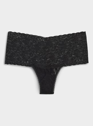 Hanky Panky Womens Stretch lace high-waist thong Nylon