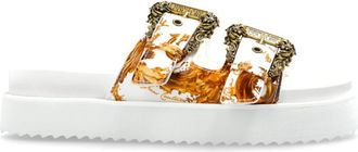 Versace Jeans Couture Slippers - Dames - Sandalen - Wit - 40 EU - Schoenen