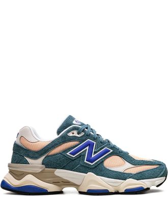 New Balance 9060 New Spruce/Purple sneakers - unisex - Rubber/Fabric/Calf Suede/Fabric - 10.5 - Green