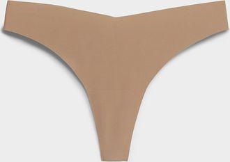 Miiyu Womens Dense laser-cut thong Recycled nylon