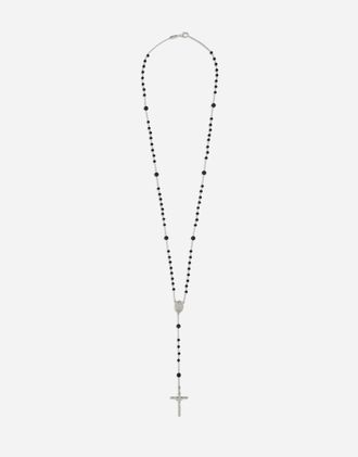 Dolce & Gabbana Collana Rosario - Frau Bijoux Silber Metall Onesize