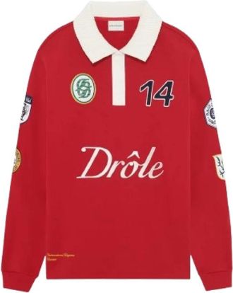 Drôle de Monsieur Heren, Sweatshirts & Hoodies, Rood, Maat: L