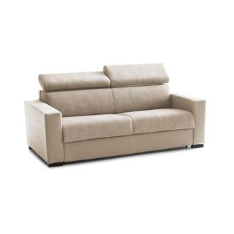 Talamo Italia Talamo Italia - Sofa Cama Aisha, Sof&aacute; De 3 Plazas, 100% Made In Italy, Sof&aacute; De Sal&oacute;n Con Apertura Giratoria, Con Reposacabezas Ajustables Y Reposabraz