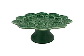 Bordallo Pinheiro Cake Stand Geranium Green