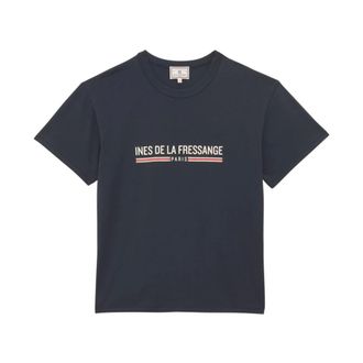 Ines De La Fressange Maxence T-shirt - Dames - Tops - Blauw - Maat: M Katoen