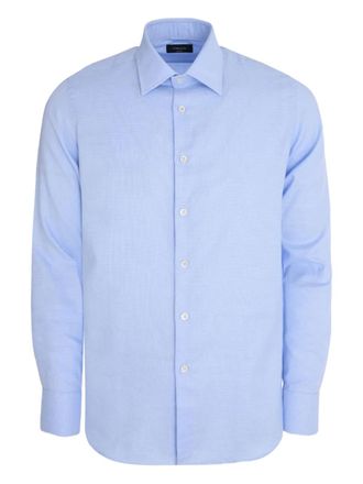 Tombolini button-down cotton shirt - Blue