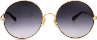 Chloé Occhiali da sole tondi - Oro
