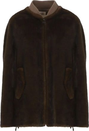 VALENTINI 1972 zipped pocket jacket - Brown