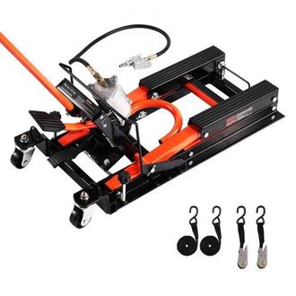 OEM Gato Hidr&aacute;ulico Y Neum&aacute;tico Para Motocicleta, Carga 680 Kg, Rango De Altura 119 A 381 Mm, Con Rampa Extra&iacute;ble Y 2 Ruedas Para Veh&iacute;culos Todo Terreno Y