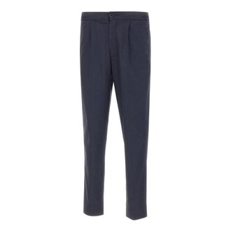 Paul Smith Broeken, Heren, Blauw, XL, Katoen, Slim-fit Broeken