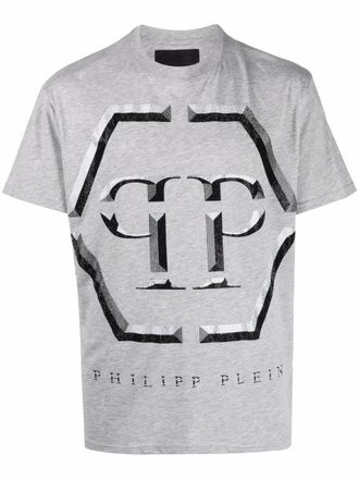 Philipp Plein T-shirt con decorazione - Grigio