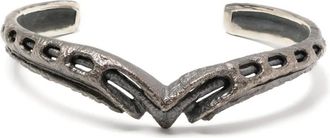 Julius Bracciali incisi con effetto vissuto - Argento