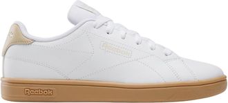Reebok Womens Court Clean Trainers, Ftwrwhite Tan Sand, 37.5 EU