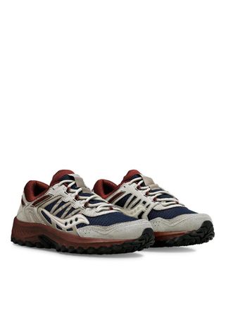 Saucony Saucony Grid Peak S70814-3 Sneakers Mens Navy Dove Running Shoes Hawk3377
