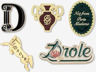 Drôle de Monsieur Rennsport-Anstecknadel Les Pins Racing