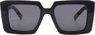 Prada Dark Gray Square Ladies Sunglasses PR 23YS 1AB5S0 51