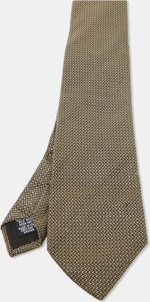 HUGO BOSS Boss By Hugo Boss Brown Patterned Silk Traditional Tie
